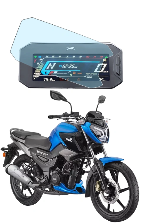 Screen Protector Compatible with Raider 125 | Screen Guard Compatible with Raider 125